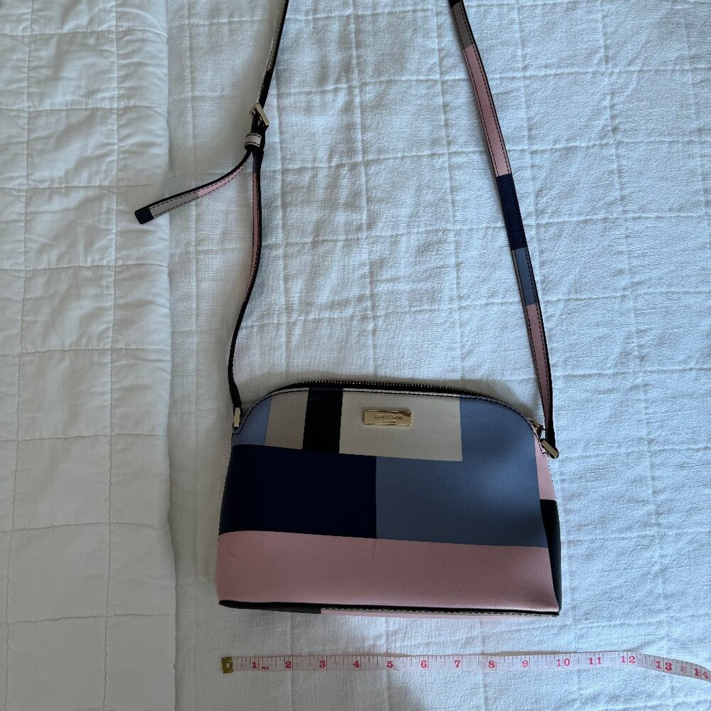 Kate Spade Patchwork Pattern Shoulder Bag With Lo… - image 1